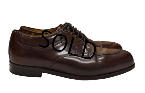 画像4: USA製【ビンテージ】【ボストニアン】【BOSTONIAN】【ブラウン】【Uチップ】【モカシン】【レザーシューズ】【9 1/2 EEE】【27.5cm程度】  (4)