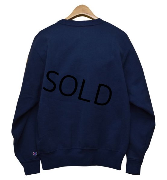 画像3: 80s【USA製】【ビンテージ】チャンピオン【紺】【ノートルダム】【IRISH】【スウェット】【サイズL】  (3)
