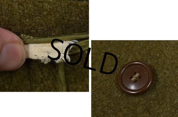 画像2: 程度良好‼ 30s〜40s【ビンテージ】【米軍実物】ウール マッキーノジャケット【マッキノーコート】【ジープコート】  (2)