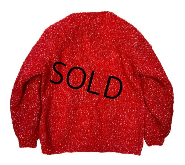 画像4: 【ほぼ未使用】ビンテージ【イタリー製】【gi-effe】【赤×白】【セーター】【レディース古着】  (4)