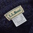 画像2: 【L.L.bean】アイルランド製【ＬＬビーン】L.L Bean【紺】【ショールカラー】【アランセーター】【サイズL】  (2)