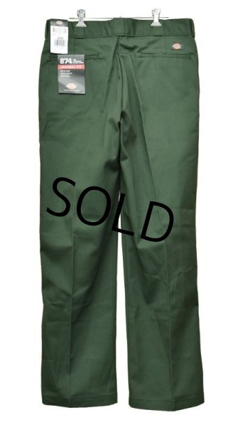 画像4: 【新品未使用】【ディッキーズ】【Dickies】【８７４】【緑】【ワークパンツ】【34ｘ32】  (4)