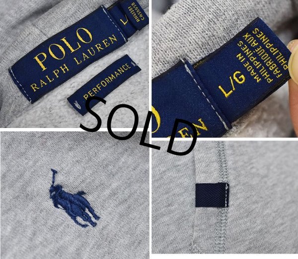 画像2: 【ラルフローレン】【POLO ralph lauren】【グレー】【パーカー】【サイズＬ】  (2)