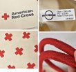 画像2: 【American Red Cross】【生成り】【赤十字柄】コットン【トートバッグ】【エコバッグ】  (2)