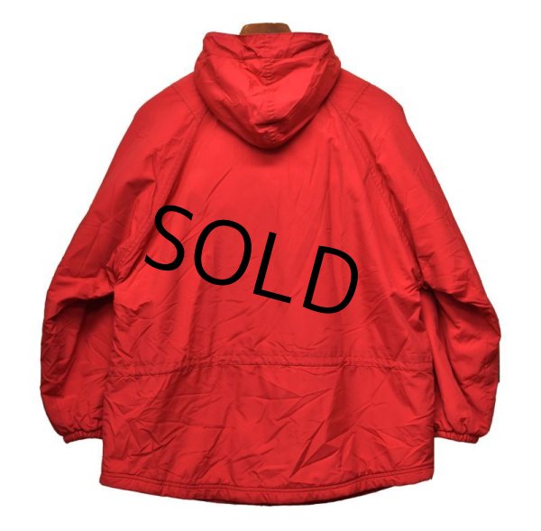 画像3: 【USA製】ビンテージ【L.L.Bean】【ＬＬビーン】赤【シンサレート入り】【アノラックパーカー】【プルオーバージャケット】【レディースＭ】  (3)