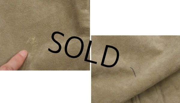 画像3: 【ビンテージ】【ERNST STRAUSS】【ベージュ】【襟ファー】【スエード】【ジップアップブルゾン】【サイズ6】レディース古着  (3)