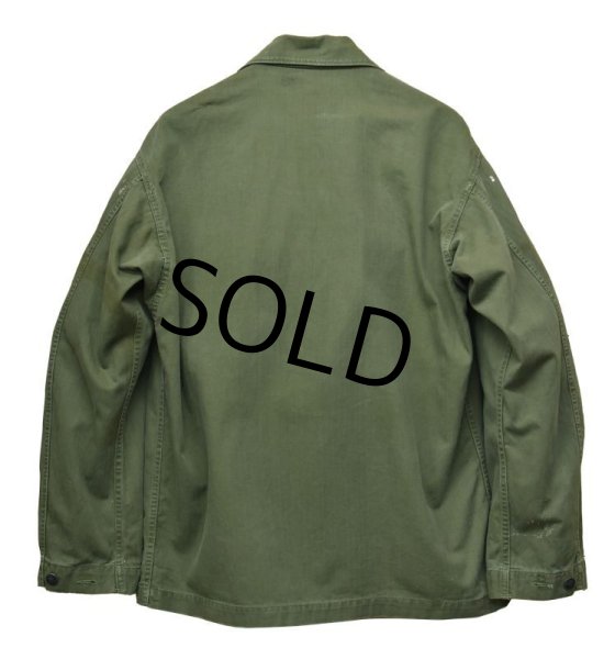 画像4: 【40's】【ビンテージ】米軍実物【M43】【ステンシル入り】【HBT】ジャケット【カバーオール】【38R】  (4)