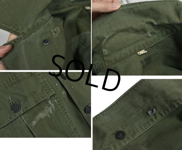 画像3: 【40's】【ビンテージ】米軍実物【M43】【ステンシル入り】【HBT】ジャケット【カバーオール】【38R】  (3)