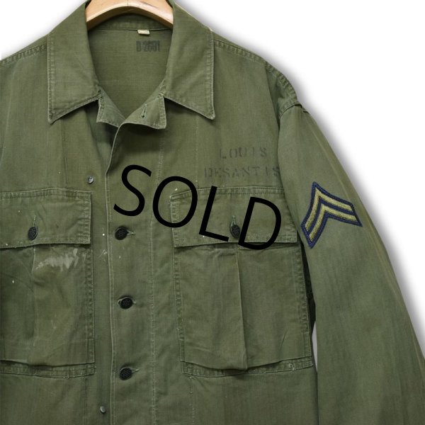 画像5: 【40's】【ビンテージ】米軍実物【M43】【ステンシル入り】【HBT】ジャケット【カバーオール】【38R】  (5)