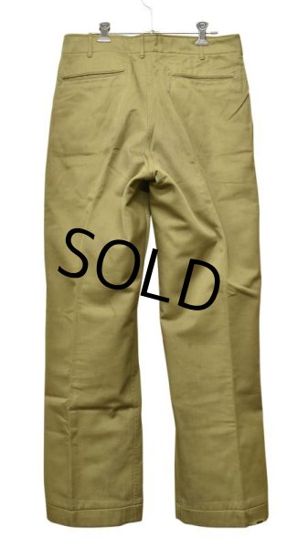画像6: 40's【米軍実物】【ビンテージ】【U.S.ARMY】【M43】【ウール裏地付き】【チノパンツ】M-43【32x32】  (6)