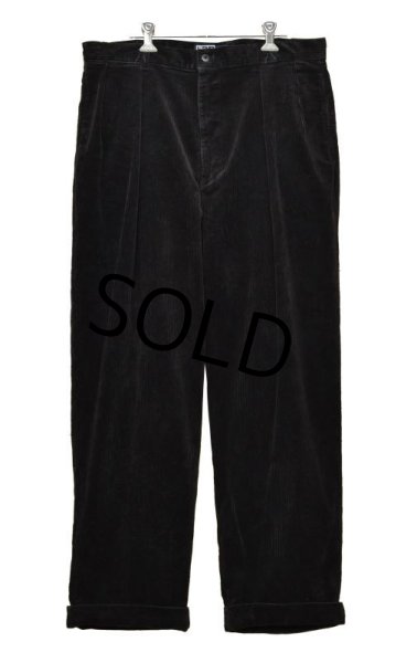 画像3: 大きいサイズ‼【ラルフローレン】POLO RALPH LAUREN【黒】ブラック【2タック】【コーデュロイパンツ】【35X32】  (3)