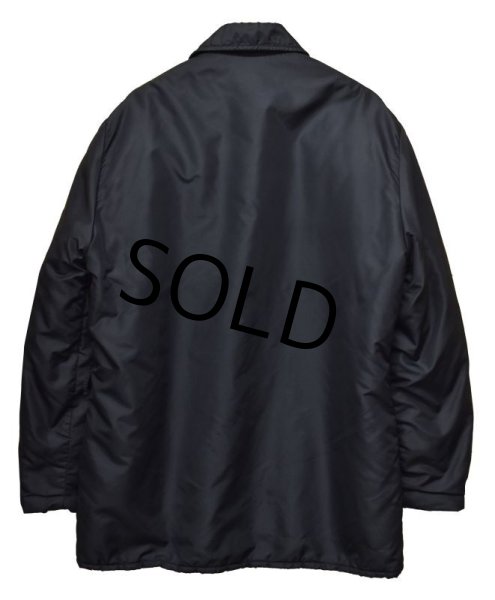 画像3: 【ビンテージ】コンマージップ【中綿入り】黒ｘ黄色【ナイロンジャケット】  (3)