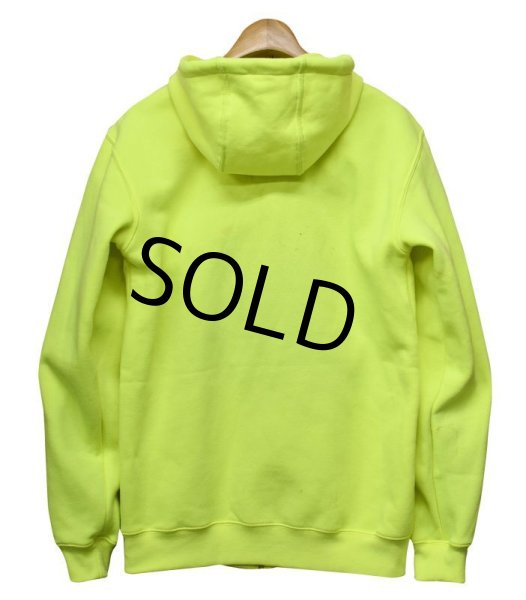 画像3: 未使用‼【carhartt】【カーハート】【蛍光イエロー】裏起毛【フルジップパーカー】【サイズＳ】  (3)