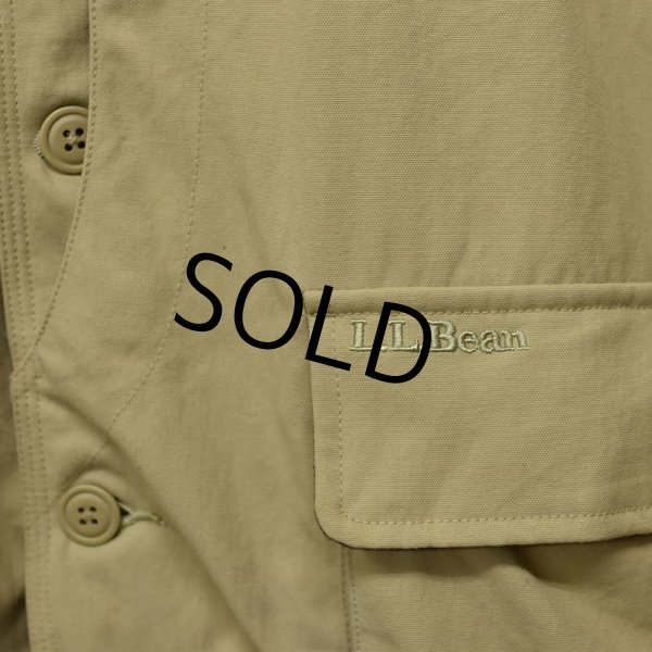 画像3: 【ビンテージ】L.L.Bean【ＬＬビーン】【ベージュ】ハーフムーン【ハンティングジャケット】【サイズＬ】  (3)
