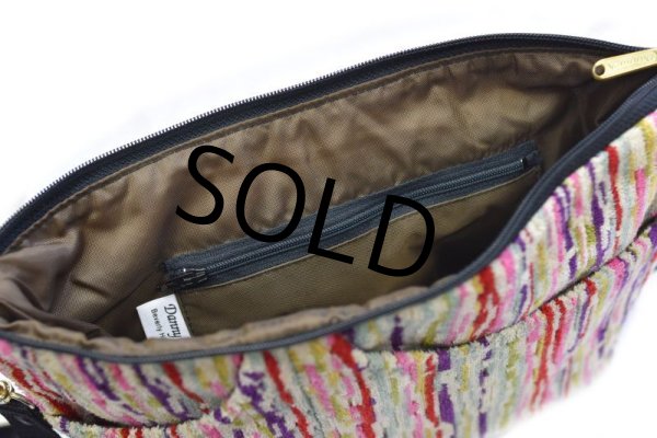 画像5: 【ほぼ未使用!!】USA製【DANNY K】 タオル地【ショルダーバッグ】【ショルダーポーチ】  (5)