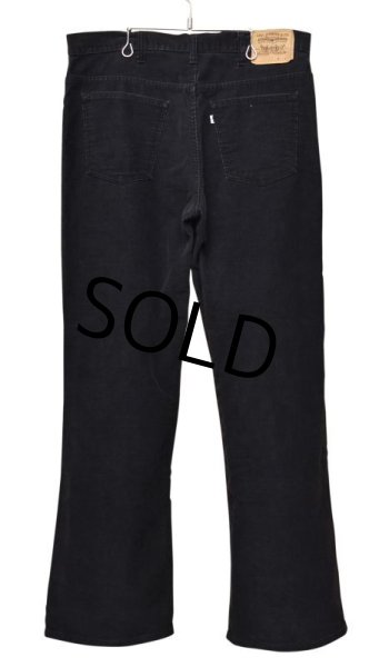 画像4: 80's〜【ビンテージ】【USA製】【LEVI'S】【リーバイス５１７】ブーツカット【黒】517-1558【コーデュロイパンツ】【517】【38X32】  (4)