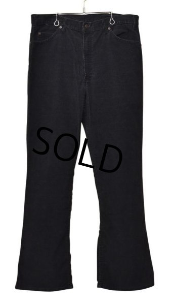 画像2: 80's〜【ビンテージ】【USA製】【LEVI'S】【リーバイス５１７】ブーツカット【黒】517-1558【コーデュロイパンツ】【517】【38X32】  (2)