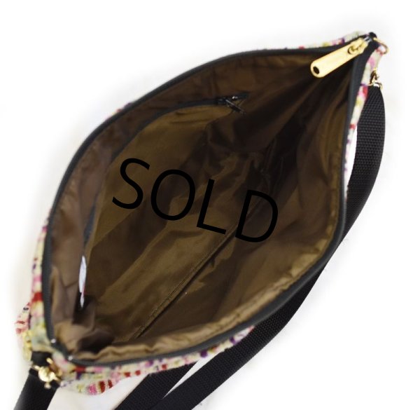 画像6: 【ほぼ未使用!!】USA製【DANNY K】 タオル地【ショルダーバッグ】【ショルダーポーチ】  (6)