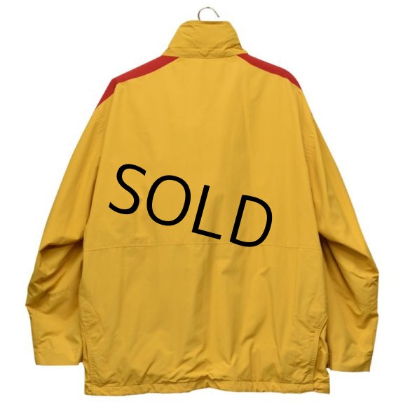 画像5: 【ビンテージ】【Davison’s of Bermuda】【黄×赤ライン】【裏地総柄】【コットンジャケット】【サイズＸＬ】  (5)