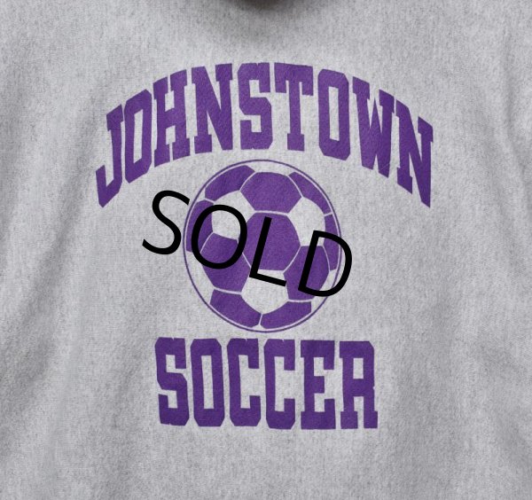画像4: 【ビンテージ】【Lee】【リー】【グレー×紫】【John Stown Soccer】サッカー【バックプリントパーカー】【パーカー】【サイズXL】  (4)