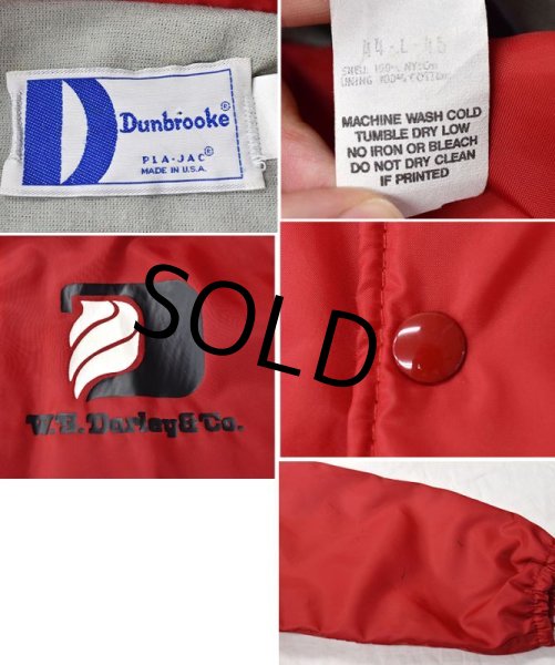 画像2: ほぼ未使用！【USA製】ビンテージ【Dunbrooke】W.S Darley＆To.【赤】CHAMPION FIRE PUMPS ＆APPARATUS【コーチジャケット】【ナイロン】【サイズL】  (2)