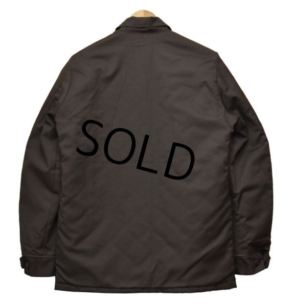 画像4: 90's USA製【ビンテージ】【Perfect】【ブラウン】【中綿入りワークジャケット】【ワッペン付き】ワークブルゾン【サイズS】   (4)