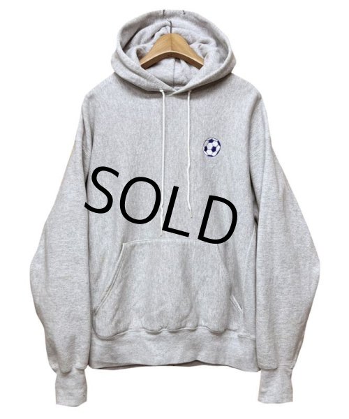 画像3: 【ビンテージ】【Lee】【リー】【グレー×紫】【John Stown Soccer】サッカー【バックプリントパーカー】【パーカー】【サイズXL】  (3)