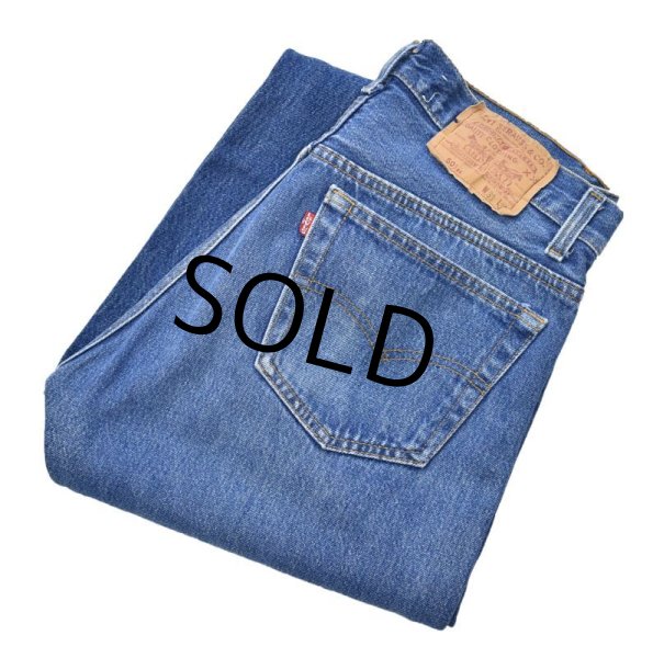 画像1: 【ビンテージ】【USA製】【LEVI'S】【リーバイス５０１】501【デニムパンツ】【33x33】  (1)