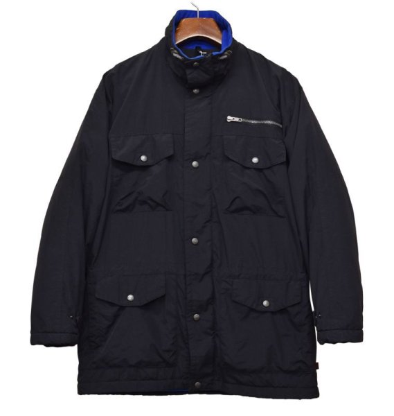 画像1: 【ビンテージ】【ウールリッチ】【Woolrich】【黒×裏青フリース】【ジャケット】【ブルゾン】サイズＭ  (1)