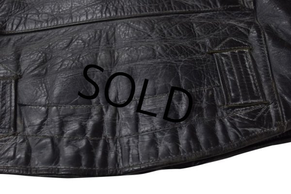 画像6: 50's【ビンテージ】【ALL STATE】オールステーツ　ホースハイド ２スター ライダース【HOUSEHIDE】【Wライダースジャケット】【サイズ38】  (6)