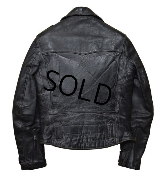 画像5: 50's【ビンテージ】【ALL STATE】オールステーツ　ホースハイド ２スター ライダース【HOUSEHIDE】【Wライダースジャケット】【サイズ38】  (5)