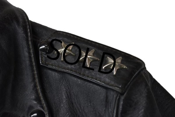 画像3: 50's【ビンテージ】【ALL STATE】オールステーツ　ホースハイド ２スター ライダース【HOUSEHIDE】【Wライダースジャケット】【サイズ38】  (3)