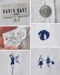 画像2: 90’ｓ【ビンテージ】【DAVID DART】【青刺繍】【ホワイトカバーオール】コットンジャケット【サイズL】【レディース古着】  (2)