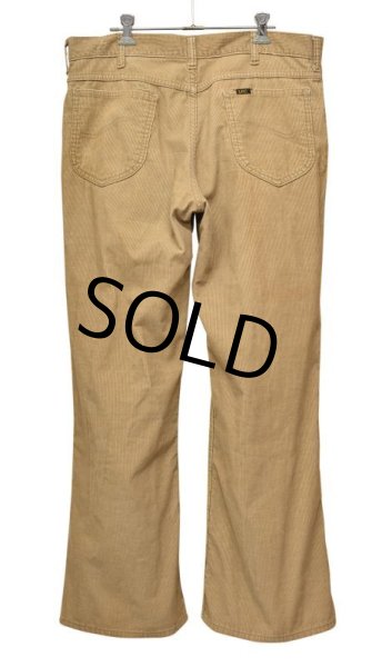 画像4: 【ビンテージ】【USA製】【Lee】【リー】【コーデュロイパンツ】【ブーツカット】【ライトブラウン】【W36】  (4)