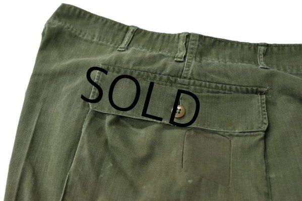画像4: 40's【ビンテージ】【米軍実物】U.S.ARMY【HBTパンツ】【M43】【34×33】   (4)