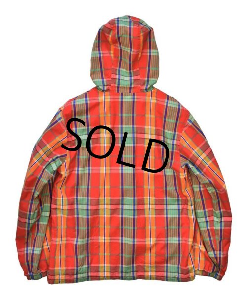 画像3: 【ビンテージ】【ラルフローレン】POLO RALPH LAUREN【ベージュ×赤茶チェック】【フード付きリバーシブルブルゾン】レディース古着 ボーイズＬ  (3)