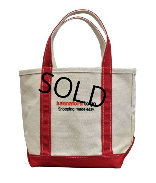 画像5: 程度良好!!【ビンテージ】【USA製】【L.L.bean】【L.L.ビーン】【キャンバス】【トートバッグ】【白×赤】  (5)