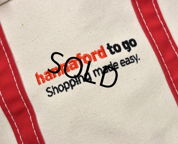 画像3: 程度良好!!【ビンテージ】【USA製】【L.L.bean】【L.L.ビーン】【キャンバス】【トートバッグ】【白×赤】  (3)