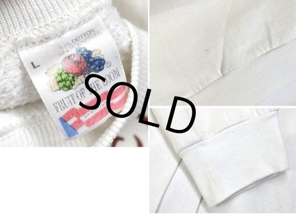 画像5: 90's【ビンテージ】【USA製】【フルーツオブザルーム】フェイスルーテル教会【FAITH LUTHERAN CHURCH】【白】【スウェット】【サイズＬ】  (5)