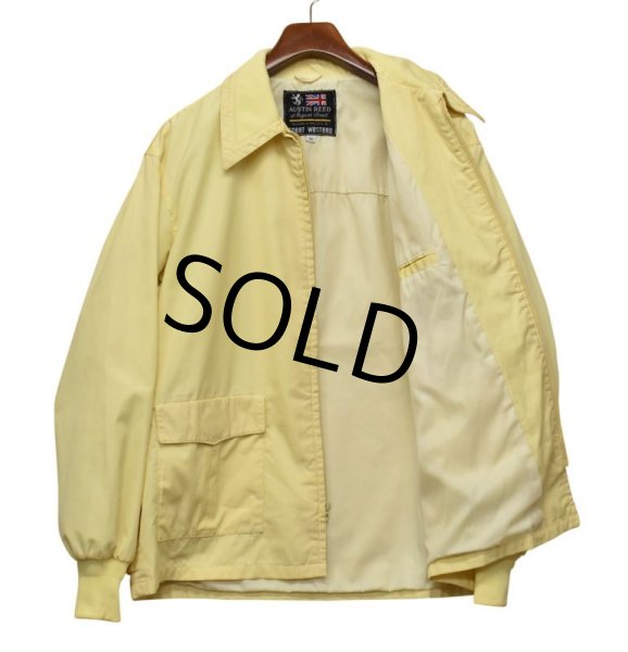 画像4: 〜80s【ビンテージ】【Austin Reed】オースティンリード【黄色】【ブルゾン】【ジャケット】【サイズ46】  (4)