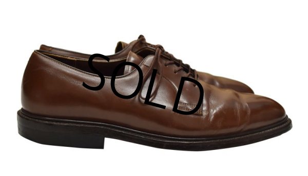 画像4: USA製【ビンテージ】FREEMAN Shoe Co【フリーマン】プレーントゥ【ブラウン】【レザーシューズ】【９1/2 D】【27.5cm程度】  (4)