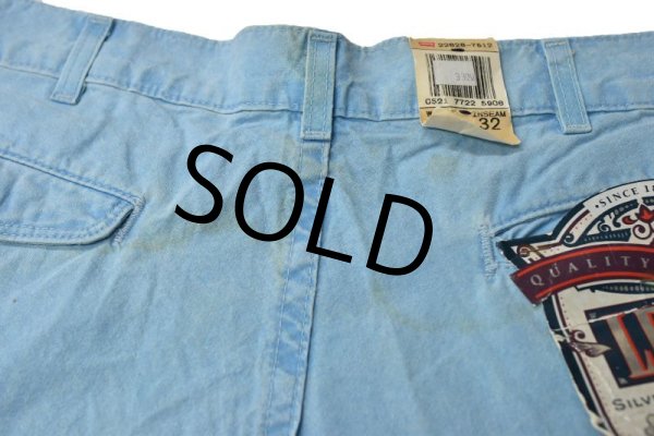 画像5: 90s 【USA製】【デッドストック】【ビンテージ】【LEVI'S】【リーバイス】【シルバータブ】【2タック】【コットンパンツ】【33×32】  (5)