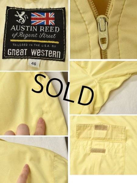画像2: 〜80s【ビンテージ】【Austin Reed】オースティンリード【黄色】【ブルゾン】【ジャケット】【サイズ46】  (2)