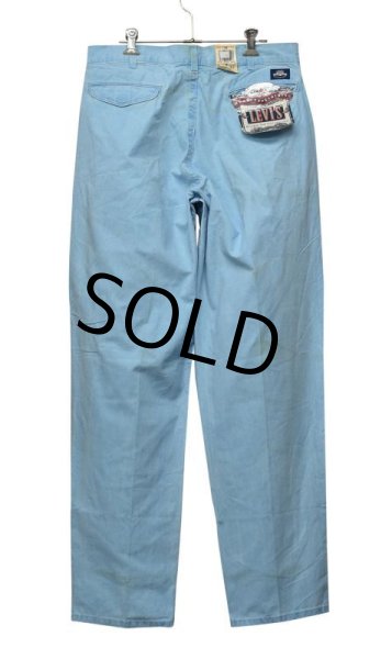 画像4: 90s 【USA製】【デッドストック】【ビンテージ】【LEVI'S】【リーバイス】【シルバータブ】【2タック】【コットンパンツ】【33×32】  (4)