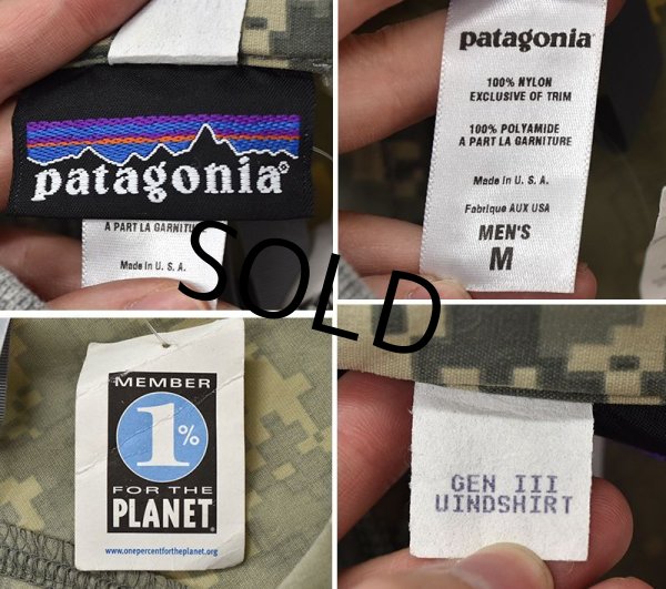画像2: 【デッドストック】【Patagonia】パタゴニア【MARS】マーズ【GEN3】【デジタルカモ】【ウインドシャツ】【サイズM】  (2)
