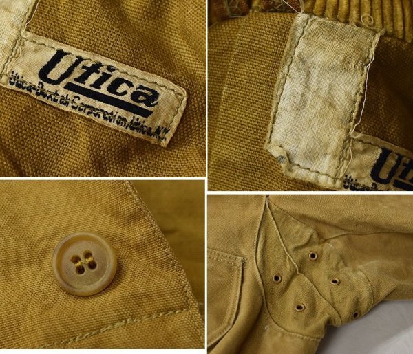 画像2: 40's【ビンテージ】【Duxbak Utica】ダックスバック【ハンティングジャケット】【US38】  (2)
