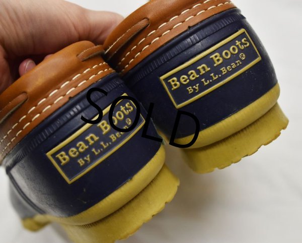 画像5: 【USA製】【L.L.bean】【ネイビー】ラバーモカシン【ビーンブーツ】【サイズ6M】【23〜24cm程度】  (5)