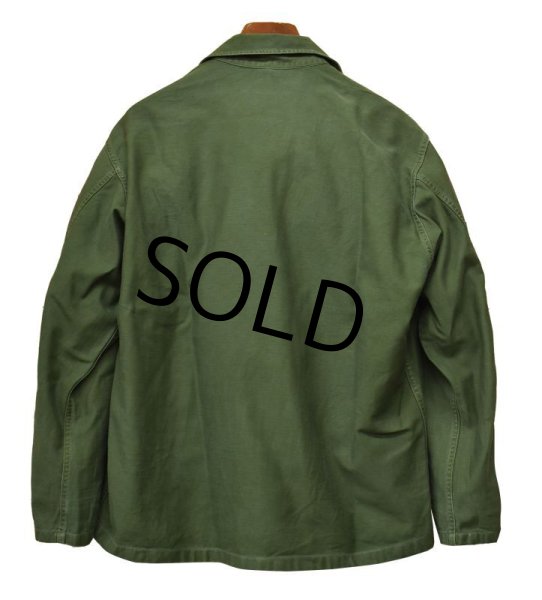画像3: 【〜60's】【米軍実物】ビンテージ【U.S.ARMY】【OG107】平ボタン【ユーティリティシャツ】  (3)