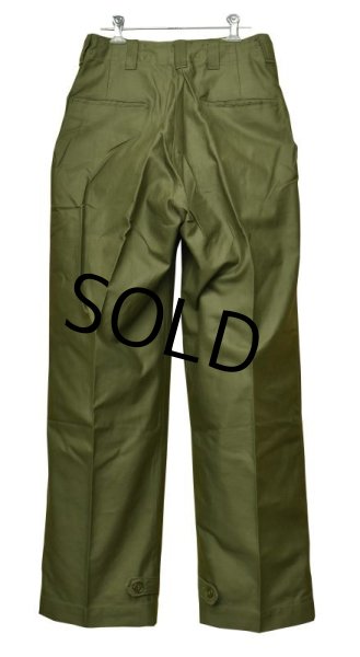 画像6: 【デッドストック】40's【米軍実物】【ビンテージ】【U.S.ARMY】ODカラー【フィールドトラウザーズ】フィールドパンツ【28x30】  (6)