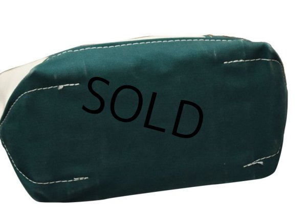 画像7: 【USA製】【ビンテージ】【L.L.bean】白x緑【CARTER】【キャンバス】【トートバッグ】ミニトート  (7)